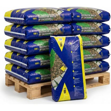 Fertilisant naturel en coque de cacao - 10 sacs de 100 litres - F-PAI001-10x100 (1/3)