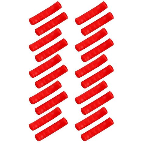 Protection de poignée de frein pour VTT, revêtement antidérapant en silicone pour trottinette électrique M365 (rouge) (1/4)