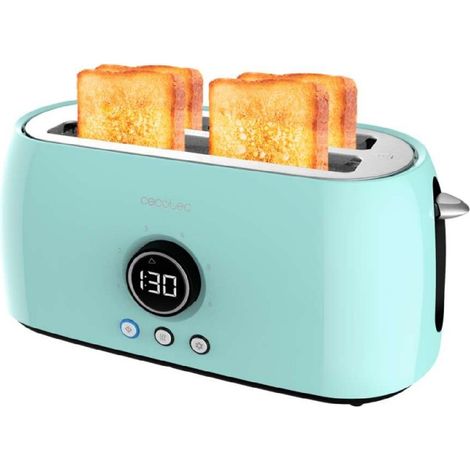 Cecotec Grille-pain vertical numérique ClassicToast 15000 Blue Extra Double (1/5)
