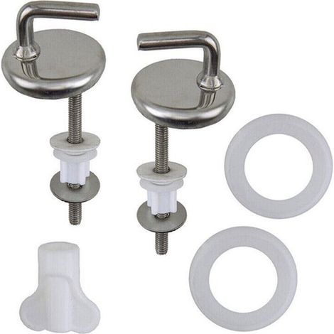 Abattant de toilettes avec charnières en acier inoxydable. Abattant de toilettes pliable. Accessoires pour chaises lourdes. (1/5)