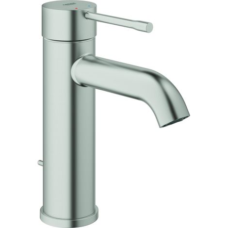 Grohe Essence - Grifo monomando de lavabo S, supersteel 23590DC1 (1/4)