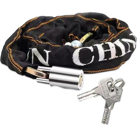 Chaîne Antivol Vélo - Cadenas Vélo Premium, Compatible avec Vélo Électrique et Antivol Trottinette Électrique - Cadenas Moto Élégant et Sûr (1/5)