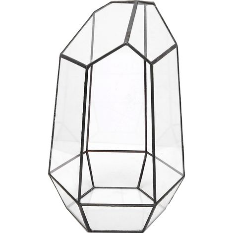 1 Boîte terrarium en verre et cuivre, couvercle amovible, pour plantes succulentes, décoration intérieure (1/5)