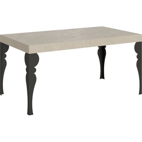 Tavolo Allungabile 160-264x90x77 cm Paxon Premium Cashmere Telaio Antracite (1/4)