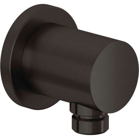 KLUDI NOVA FONTE Schlauchanschlussbogen - PURISTIC eigensicher Brushed Gunmetal, 20543N2-15 (1/2)