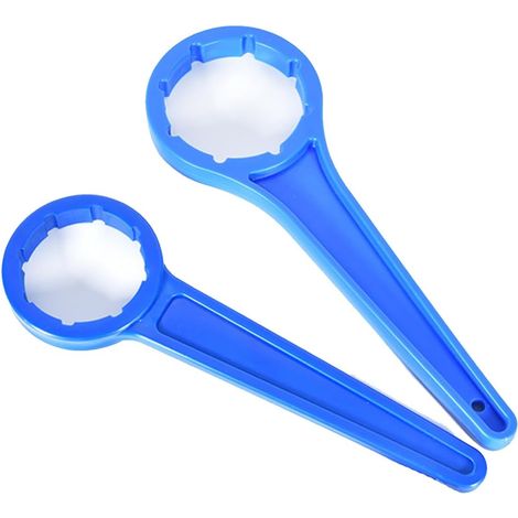 Lot de 2 clés pour bidon Din51/61, clé à main, ouvre-bouteille pour bouchon à vis Din51 + Din61, ouverture facile des bidons de 5/10/20/25/30 litres (1/5)