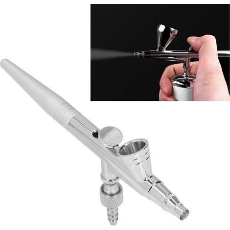 Kit de pistolet à peinture G1/8 avec compte-gouttes et clé pour modélisme et décoration intérieure, buse 0.3mm (1/5)
