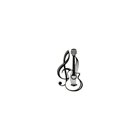Decorazione murale in metallo nero tagliato al laser con notazione musicale, scultura minimalista, regalo per amanti della musica, patio, giardino, camera da letto, 30x18 cm - Crezuo