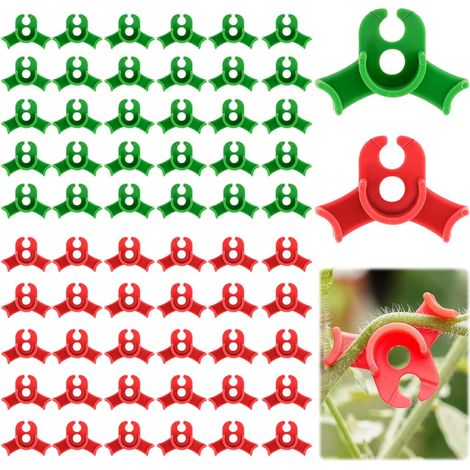 Pince de Support pour Plantes, Lot de 60 Clips D'Entraînement à Faible Stress à 90 Degrés, pour Plier Les Plantes et Changer Direction de la Croissance adapté aux Fleurs Arbres Fruitiers