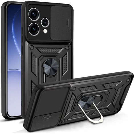 Coque de protection pour Oppo Reno 15, CamShield Slide, noire (1/5)
