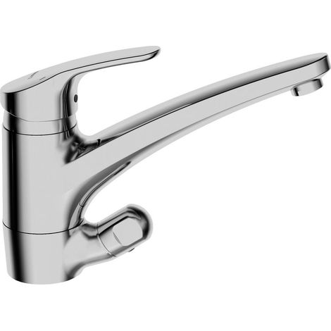 Hansa Mix Einhebelmischer Küchenarmatur mit Spülmaschinenventil 0115 Ausladung 203mm DN15 Chrom (1/3)