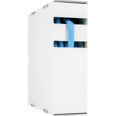 Hongshang 211164268 Termoretraibile senza colla Blu 6.40 mm 3.20 mm Restringimento:2:1 10 m