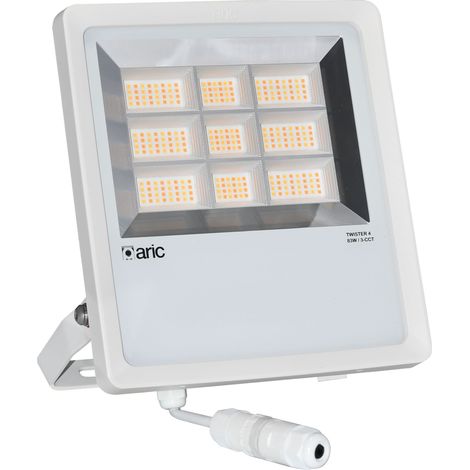 TWISTER 4 blanc 83W 3CCT IP66 IK08 2200K/3000K/4000K 12870lm 90° 50000h ARIC 51923 (1/5)