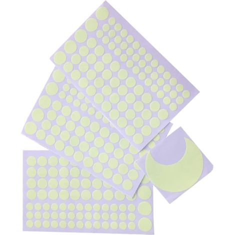 Lot de 3 stickers muraux à pois pour décoration de chambre (1/5)