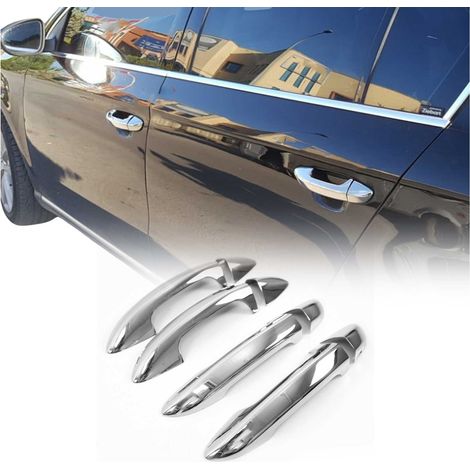 OMAC Couverture Poignée de porte Compatible avec VW Passat B6 B7 Berline 2005-2015 4 Portes Acier 8Pcs (1/5)