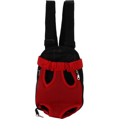 Atmungsaktiver Rucksack für Hunde und Katzen, leichter und verstellbarer Brustrucksack für Haustiere, zum Wandern, Reisen, Haustierzubehör