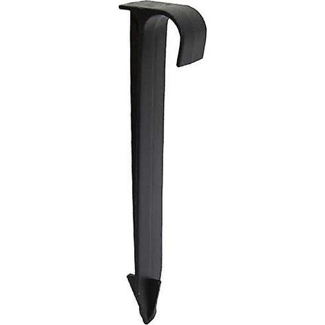 100Pcs Supports De Tuyau De Tube Dn16 Type C Enjeux Au Sol Pour Tuyauterie De Tuyau Pe Raccords D'Irrigation Par Gouttières Connecteurs D'Eau De Jardin (1/5)