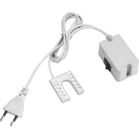 Lampe LED pour Machine à Coudre, Col de Cygne Flexible avec Base Magnétique, 110-265V, Lampe de Travail (1/5)