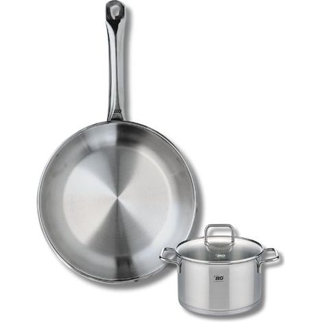 Batterie cuisine 1 poêle 24 cm et 1 faitout 12 cm (1/5)