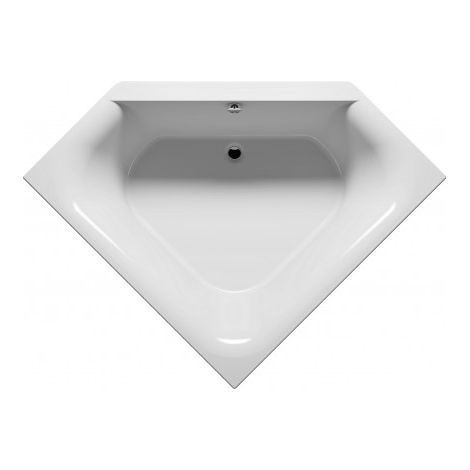 Baignoire d'angle acrylique RIHO AUSTIN 145x145cm-Blanc-Blanc-145 --