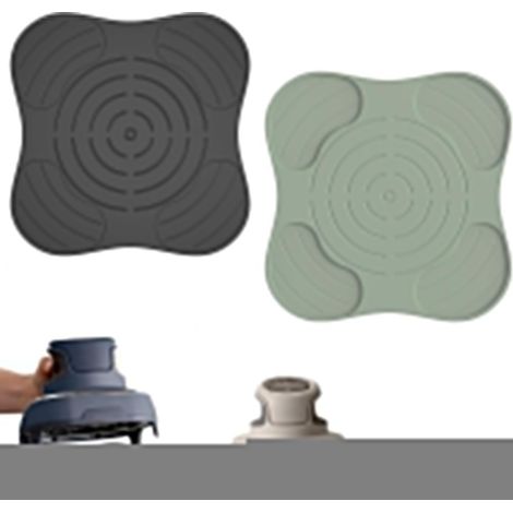 Lot de 2 accessoires en silicone antidérapants compatibles avec Air Fryer, tapis de protection de cuisine, tapis résistant à la chaleur, dessous de verre résistant à l'huile, accessoires (1/5)