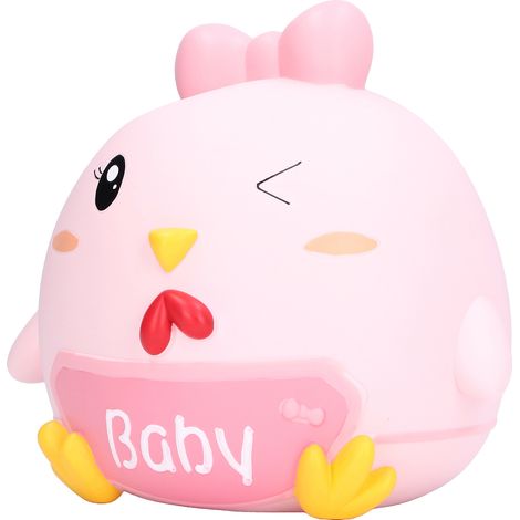 Tirelire Cochon Genki Poulet pour Enfants, Garçons et Filles, Petite Tirelire Cochon Genki Rose Créative et Mignonne (1/5)
