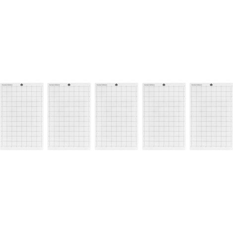 Lot de 5 tapis de découpe adhésifs antidérapants de rechange pour Silhouette Cameo (1/5)