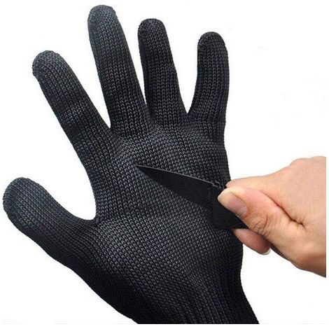 Anti-coupures Gants de Protection, résistant à la Chaleur Gants de Travail de sécurité Compatible avec la Viande de Coupe et de Bois à découper, ustensile de Cuisine Homme/Femme 1 Paire (1/5)