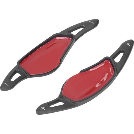 Paire de palettes de changement de vitesse en aluminium pour volant, accessoires de décoration intérieure auto, remplacement compatible GR Supra A90 2019-2022, noir, kit de 2 pièces (1/5)