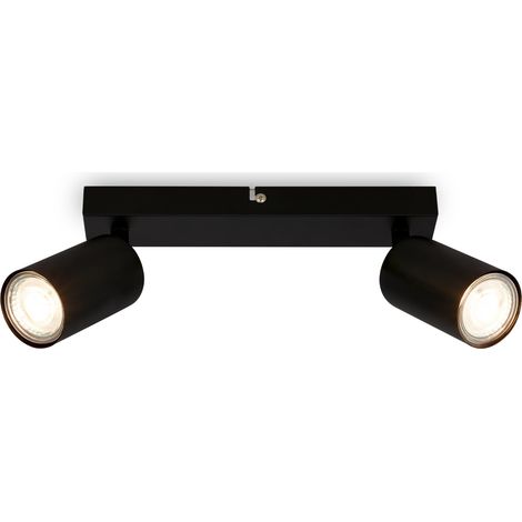 Plafonnier LED, douille GU10, max. 9 W, lustre de salon, lustre de chambre à coucher, lustre de cuisine, lustre de salle de bain, spot led de plafond, lustre mural d'intérieur (1/5)