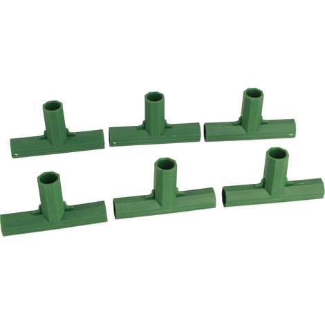 Connecteurs pour cadres de jardinage, serres en plastique, meubles, tuteurs pour plantes, clôtures, raccords de tuyaux pour supports à fleurs (1/5)