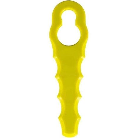 Lot de 50 Lames de Rechange compatible pour Ryobi Coupe Bordure, Têtes Double Lames Dentelées RAC155 RAC157 RAC158 (1/4)