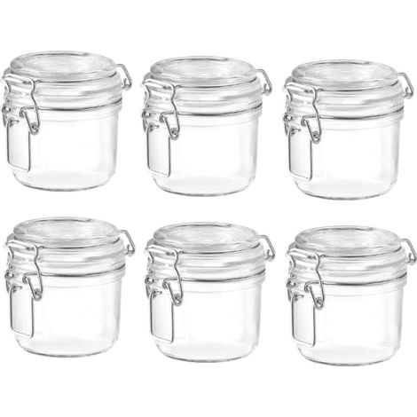 SET 6 BORMIOLI FIDO VASO ERMETICO 200 CC (1/2)