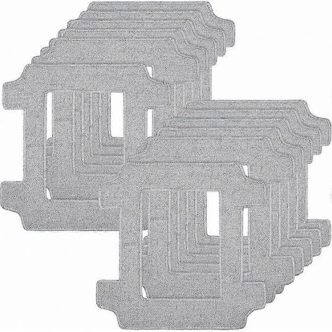 Lot de 12 chiffons de nettoyage en microfibre lavables pour robots lave-vitres, compatibles avec les modèles Winbot W2S et W2S Omni (1/5)