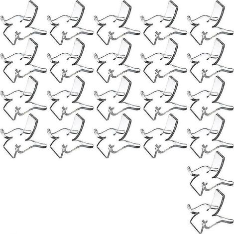 24 Pcs Rock Display Stand, Petit support en acrylique Petit support d’affichage pour roches peintes Géodes Rock Mi (1/5)