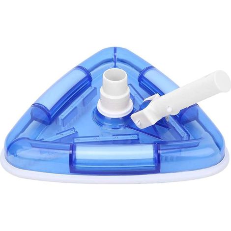 Tete D Aspiration Piscine - Forme Triangulaire - Compatible Avec Tiges Standard - Pour Piscines En Fibre De Verre Et Vinyle - 1 Unite