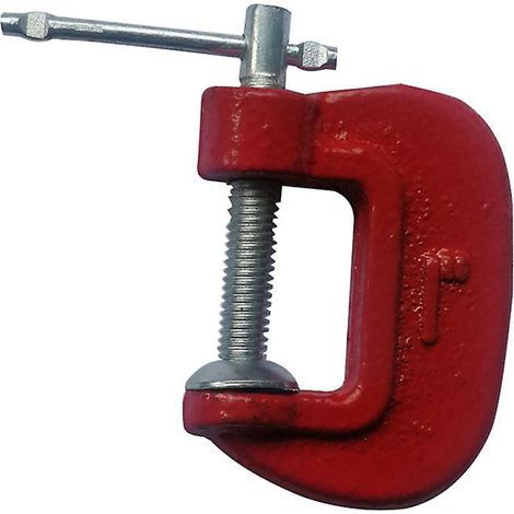 Hochleistungs-G-Klemmenverschluss, Eisenrahmen mit Stahlstift und Griff, 1 Zoll (1/5)
