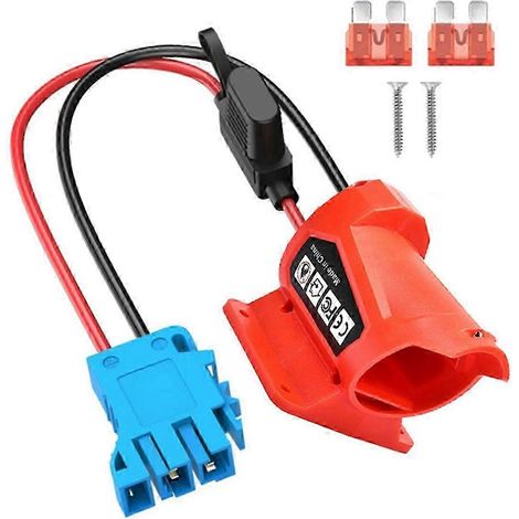 Adaptateur de batterie compatible avec les batteries Milwaukee 12V M12, adapté aux camions électriques, robots et jouets télécommandés pour enfants (Version C). (1/5)