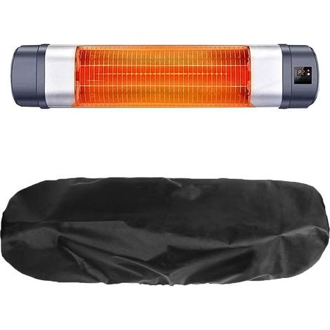 CCYKXA  Protective Cover for Electric Heater 76 x 22 x 24 cm, Wall-Mounted Protective Cover for Patio Heater, Waterproof and Dustproof for Garage Patio Heater