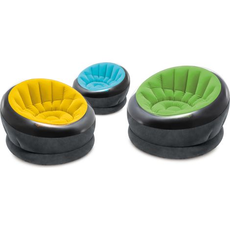 Intex Onyx sillón inflable azul confortable y resistente (1/4)