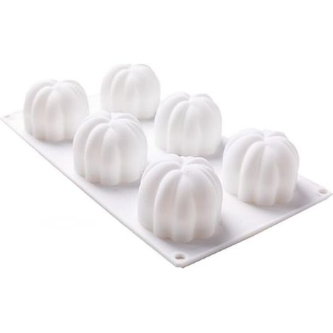 stampi in silicone 3D a forma di zucca per torte pasquali, pasticcini, sapone, candele, muffin fai da te, utensili per la cottura della gelatina (1/4)