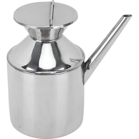 Bouteille doseuse en acier inoxydable, distributeur d'huile multifonction pour sauce soja, vinaigre, vin de cuisine, sans poignée (1/5)