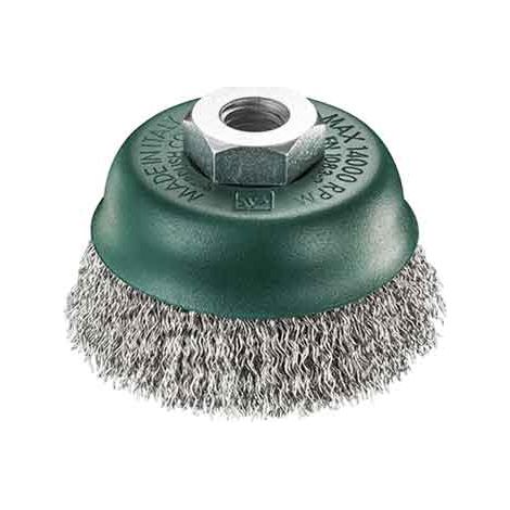 SPAZZOLA A TAZZA INOX SIT Ø 80 mm