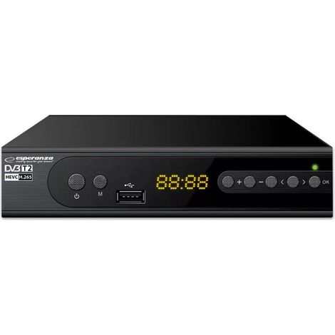 Sintonizzatore dvb t2 hevc esperanza ev106r ricevi la tv terrestre in qualita hd (1/4)