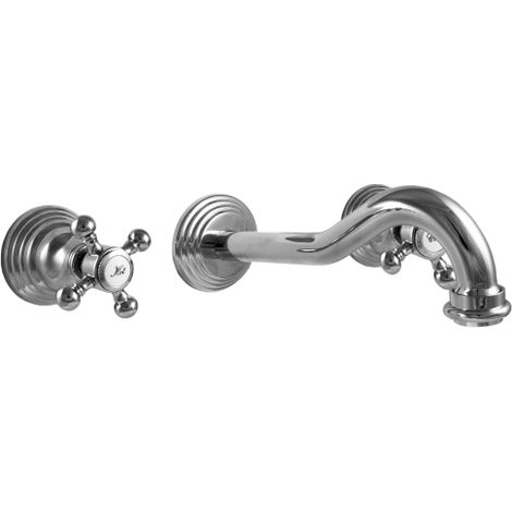 Paffoni Ensemble lavabo encastré 3 trous cuivré série Belinda-Melissa FBLV003RM  Laiton - Coppery