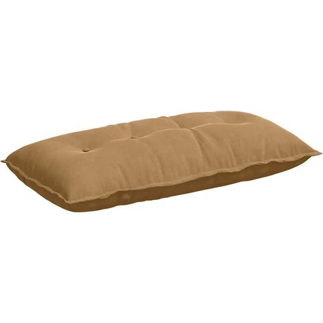 Coussin de Dos Marron 100 x 50 cm Tissu en velours côtelé CFW94335 (1/5)