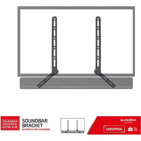 SUPPORTO PED SOUNDBAR SU TV EXTRA SLIM SUPERIOR (1/4)
