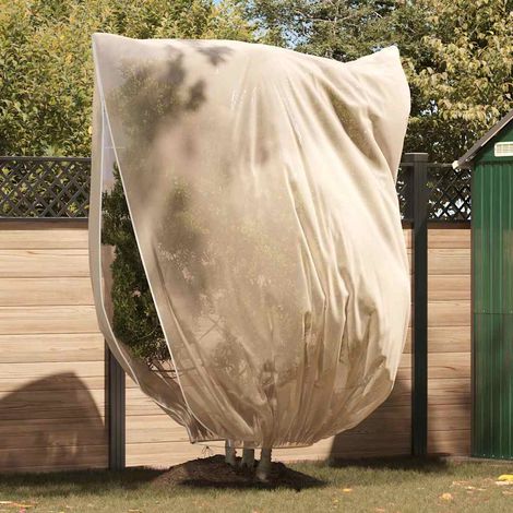 Winterschutz fur Pflanzen Beige 2,4 x 2 m Vliesstoff