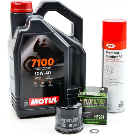 Kit Entretien Vidange Standard pour TRIUMPH Daytona 650 de 2005 - MOTUL 7100 10W40 4L