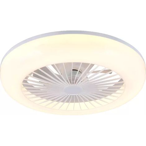 Trio Lighting Ventilatore Soffitto LED MORA 13W Bianco 45cm Design Compatto (1/7)